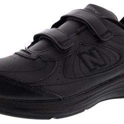 New Balance Men's 577 V1 All Leather Dual Strap Walking Shoes