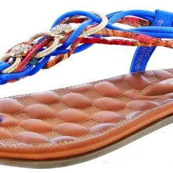 Patrizia Womens Gadelina Lightweight Summer T-Strap Sandals