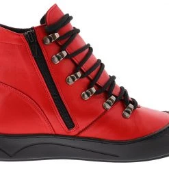 Spring Step Women's Lace Up Leather Booties Darleen