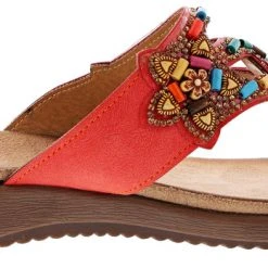Patrizia Women's Vizzan Embroidered Thong Sandals
