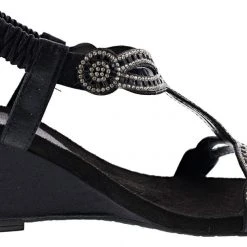 Patrizia Women's Shinning T-Strap Wedge Sandals