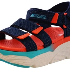 Skechers Women’s Lightweight Wedge Sandals Max Cushioning Slay