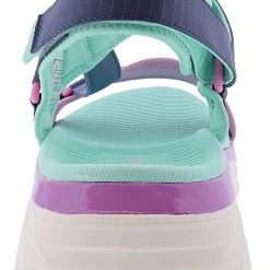 Skechers Women’s Lightweight Wedge Sandals Max Cushioning Swag