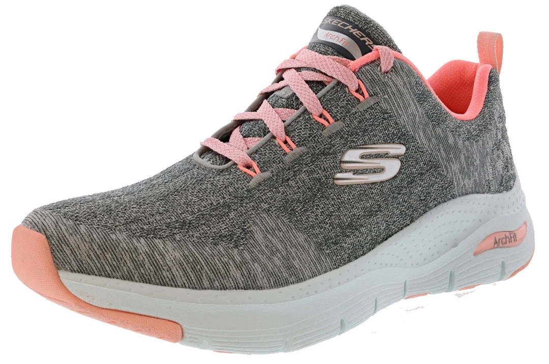 Skechers Women's Arch Fit Comfy Wave Lightweight Walking Shoes 11 Skechers Women's Arch Fit Comfy Wave Lightweight Walking Shoes