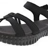 Skechers Women's Go Walk Smart Flirty Wide Width Sport Sandals