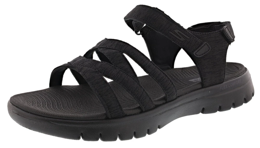 Skechers Women's On The Go Flex Finest Adjustable Strap Summer Sandals 1 Skechers Women's On The Go Flex Finest Adjustable Strap Summer Sandals