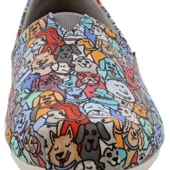 Skechers Women Bobs Plush Woof Party Memory Foam Flats