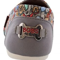 Skechers Women Bobs Plush Woof Party Memory Foam Flats