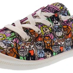 Skechers Women Bobs Beach Bingo Classy Cat Memory Foam Walking Shoes