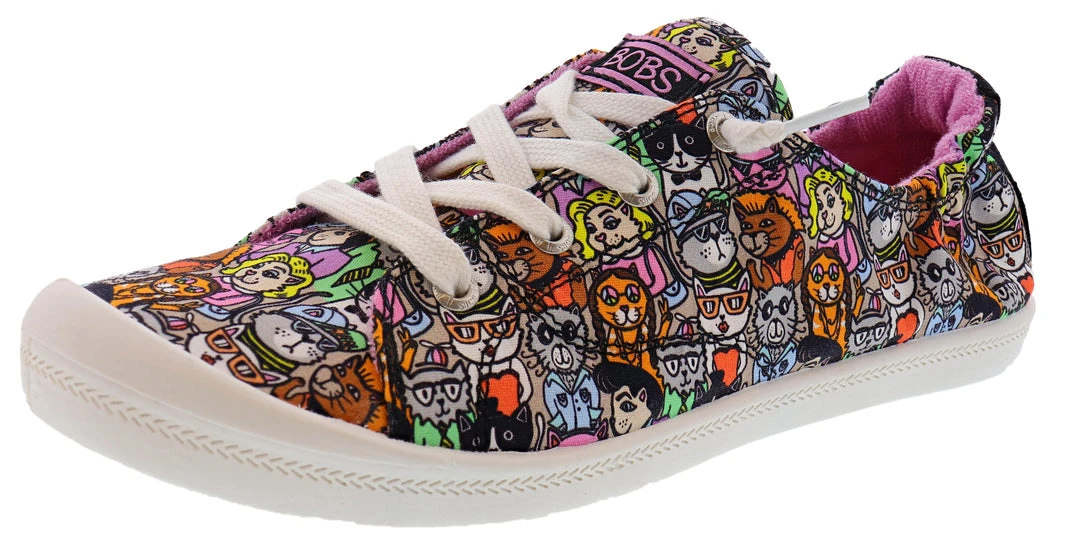 Skechers Women Bobs Beach Bingo Classy Cat Memory Foam Walking Shoes 1 Skechers Women Bobs Beach Bingo Classy Cat Memory Foam Walking Shoes