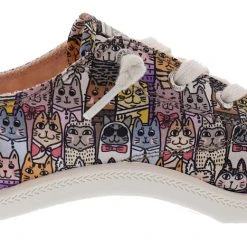 Skechers Women Bobs Beach Bingo Kitty Cruiser Memory Foam Walking Shoes