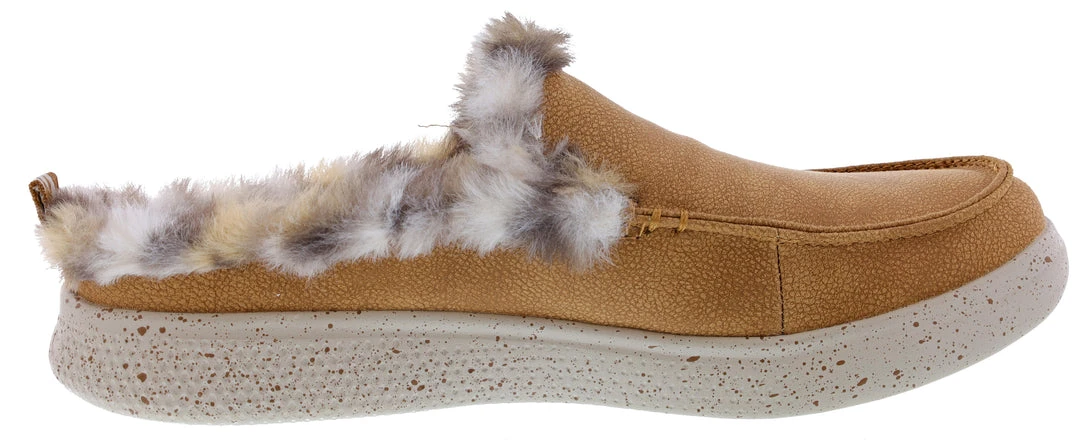 Skechers Women's Bobs Skipper Wild Tiger Memory Foam Slip On Slippers 2 Skechers Women's Bobs Skipper Wild Tiger Memory Foam Slip On Slippers