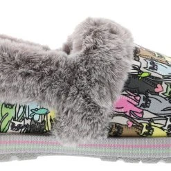 Skechers Bobs Women's Too Cozy Kitten Gloves Memory Foam Slippers