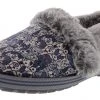 Skechers Bobs Women's Too Cozy Woof Lodge Memory Foam Slippers