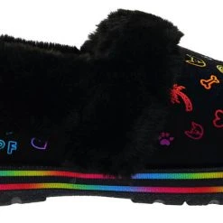 Skechers Bobs Women's Too Cozy Doodle Star Memory Foam Slippers