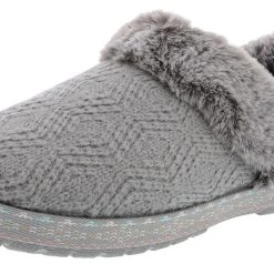 Skechers Women's Bobs Too Cozy-Deco Drifter Memory Foam Slippers