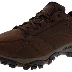 Mens Merrell Men's Moab Adventure Lace Nubuck Leather Upper Walking Shoes