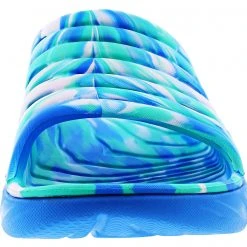 Hoka One One Hoka Unisex Ora Recovery Slide Swirl Sandals For Plantar Fasciitis