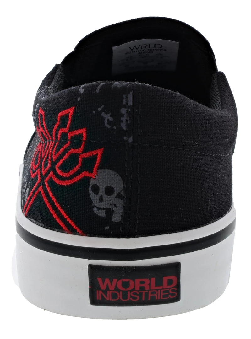 Mens World Industries Men's Ripper Classic Slip On Skate Shoes 4 Mens World Industries Men's Ripper Classic Slip On Skate Shoes