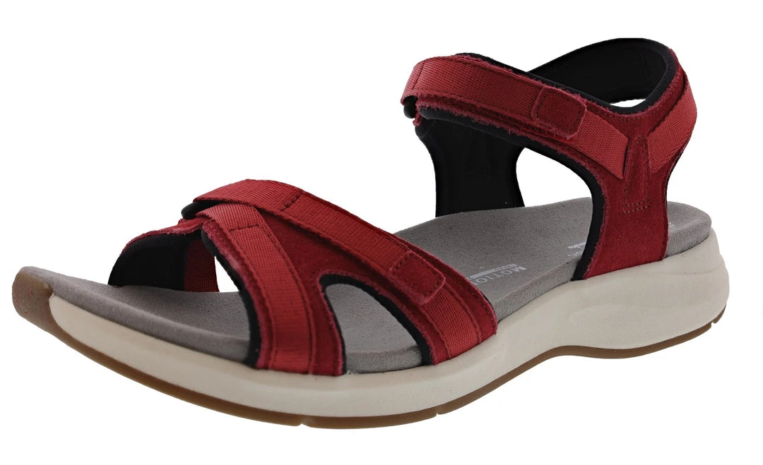 Clarks Women's Solan Drift Hook & Loop Athletic Sandals With Arch Support 12 Clarks Women's Solan Drift Hook & Loop Athletic Sandals With Arch Support