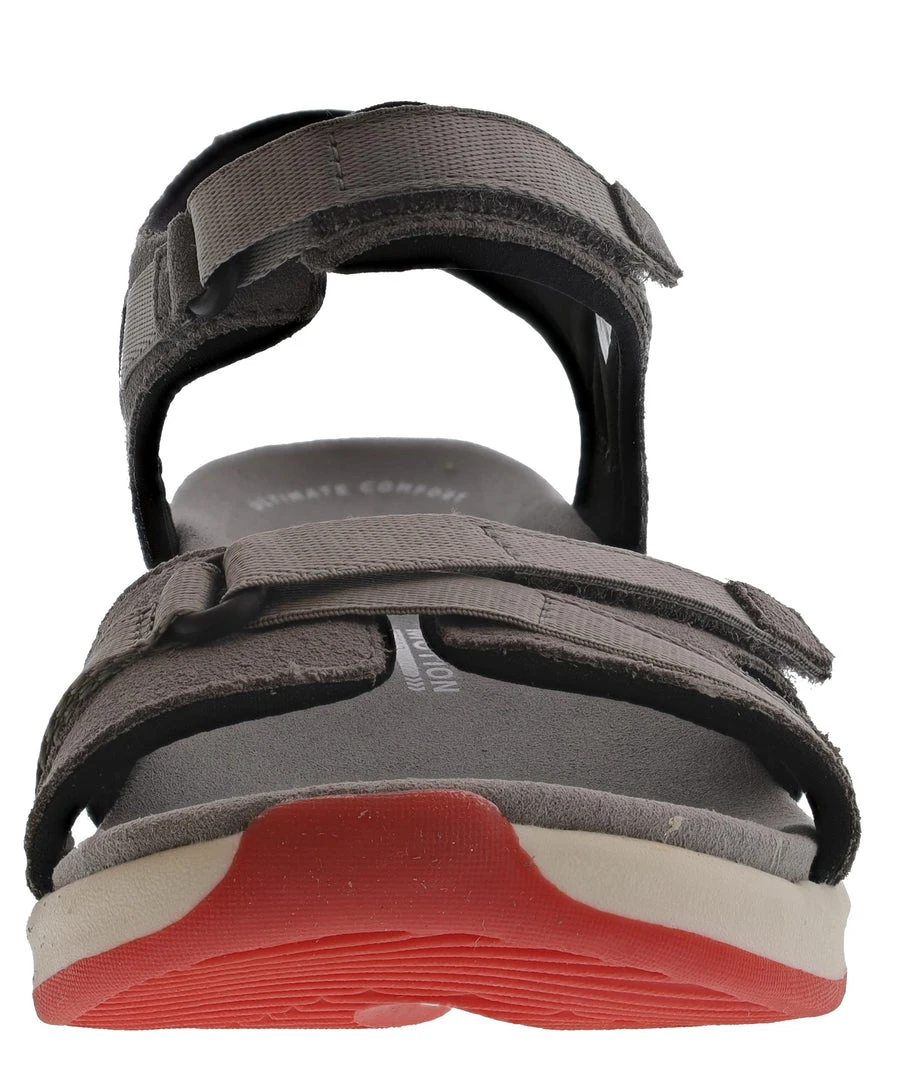 Clarks Women's Solan Drift Hook & Loop Athletic Sandals With Arch Support 8 Clarks Women's Solan Drift Hook & Loop Athletic Sandals With Arch Support
