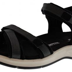 Clarks Women's Solan Drift Wide Width Hook & Loop Strap Sport Sandals Clarks Of England