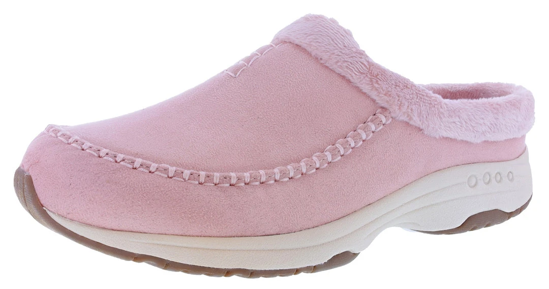 Easy Spirit Women's Travelfurr 2 2E Width Slip On Mule Clogs Easy Spirit Women's Travelfurr 2 2E Width Slip On Mule Clogs