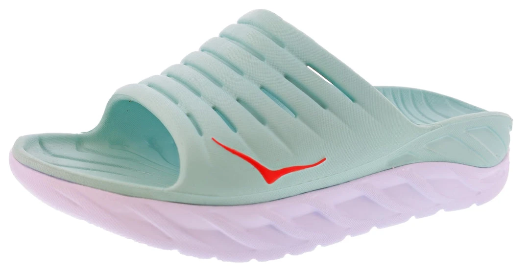 Hoka One One Hoka Ora Recovery Slide Sandals For Plantar Fasciitis Women's 6 Hoka One One Hoka Ora Recovery Slide Sandals For Plantar Fasciitis Women's