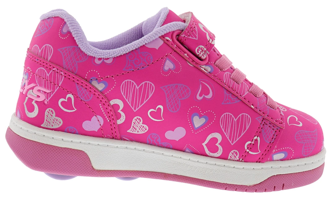 Heelys Skate Shoes With Double Wheels For Girls Dual Upx2 2 Heelys Skate Shoes With Double Wheels For Girls Dual Upx2