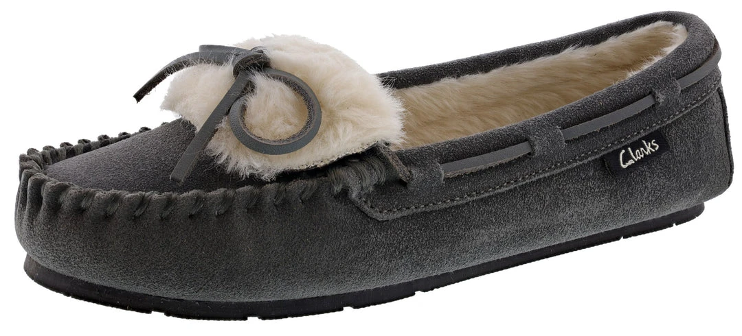Clarks Of England Clarks Women Warm Cozy Slip On Moccasin Slippers Holly 7 Clarks Of England Clarks Women Warm Cozy Slip On Moccasin Slippers Holly