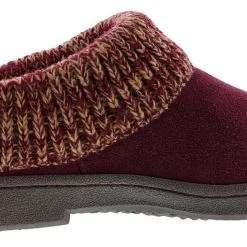 Clarks Of England Clarks Women's Knitted Collar Clog Winter Slippers Angelina