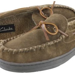 Clarks Of England Clarks Men Warm Cozy Slip On Moccasin Winter Slippers Rudy