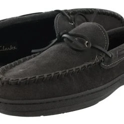 Clarks Of England Clarks Men Warm Cozy Slip On Moccasin Winter Slippers Rudy