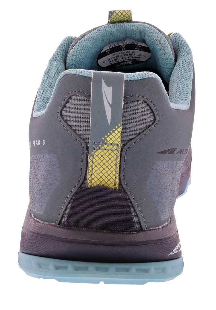 Altra Lone Peak 5 All Weather Lightweight Trail Running Shoes Women's 4 Altra Lone Peak 5 All Weather Lightweight Trail Running Shoes Women's