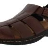 Dr. Scholls Dr. Scholl's Grayson Men's Leather Fishermen Sandals Closed Toe