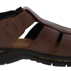 Dr. Scholls Dr. Scholl's Grayson Men's Leather Fishermen Sandals Closed Toe