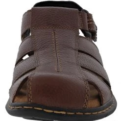 Dr. Scholls Dr. Scholl's Grayson Men's Leather Fishermen Sandals Closed Toe