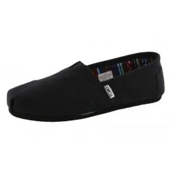 Toms Womens Slip On Easy On And Off Canvas Flats