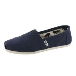 Toms Womens Slip On Easy On And Off Canvas Flats