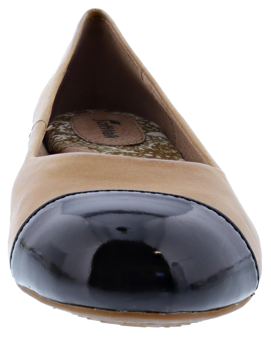 Softwalk Women's Napa Wide Width Slip On Ballerina Flats 9 Softwalk Women's Napa Wide Width Slip On Ballerina Flats