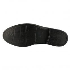 Clarks Of England Clarks Mens Delsin Rise Black Dress Leather Shoes