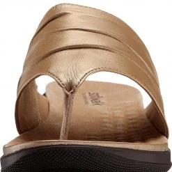 Softwalk Womens Summer Leather Sandals Thick Sole Wedge Slides 7 Softwalk Womens Summer Leather Sandals Thick Sole Wedge Slides