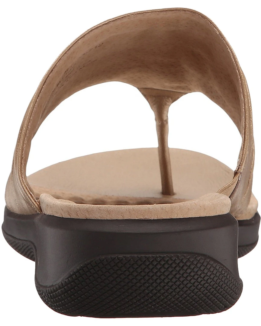 Softwalk Womens Summer Leather Sandals Thick Sole Wedge Slides Softwalk Womens Summer Leather Sandals Thick Sole Wedge Slides