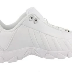 K-Swiss Mens Leather Walking White Shoes ST329 CMF