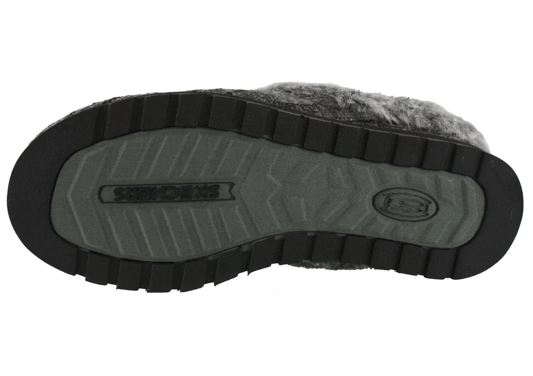 Skechers Women Medium Width Furry Cozy Open Back Slippers Ice Angel 10 Skechers Women Medium Width Furry Cozy Open Back Slippers Ice Angel