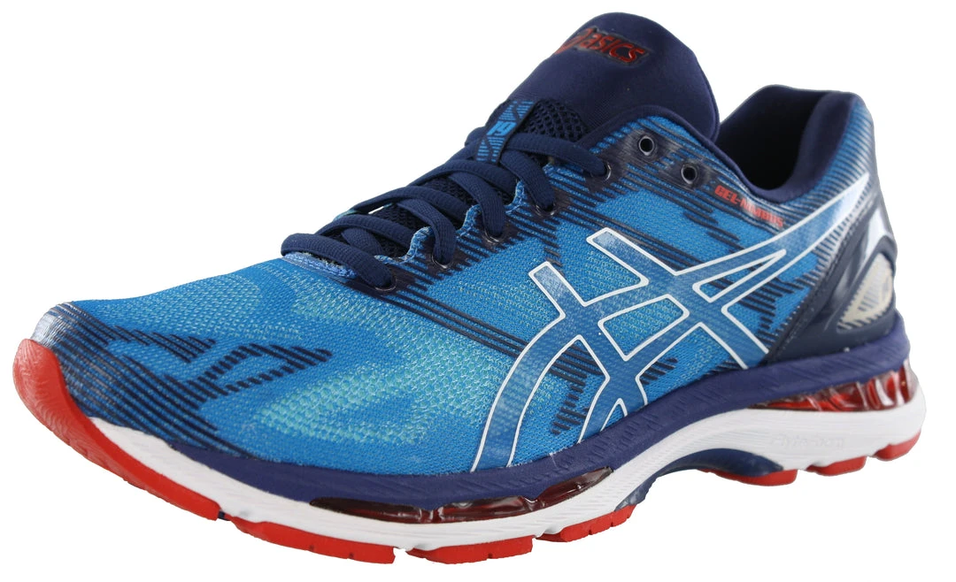 ASICS Men Walking Trail Cushioned Running Sneakers Gel Nimbus 19 2 ASICS Men Walking Trail Cushioned Running Sneakers Gel Nimbus 19