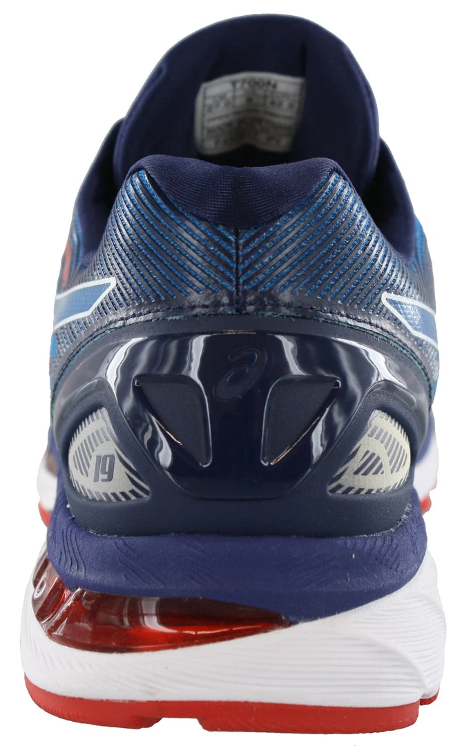 ASICS Men Walking Trail Cushioned Running Sneakers Gel Nimbus 19 5 ASICS Men Walking Trail Cushioned Running Sneakers Gel Nimbus 19