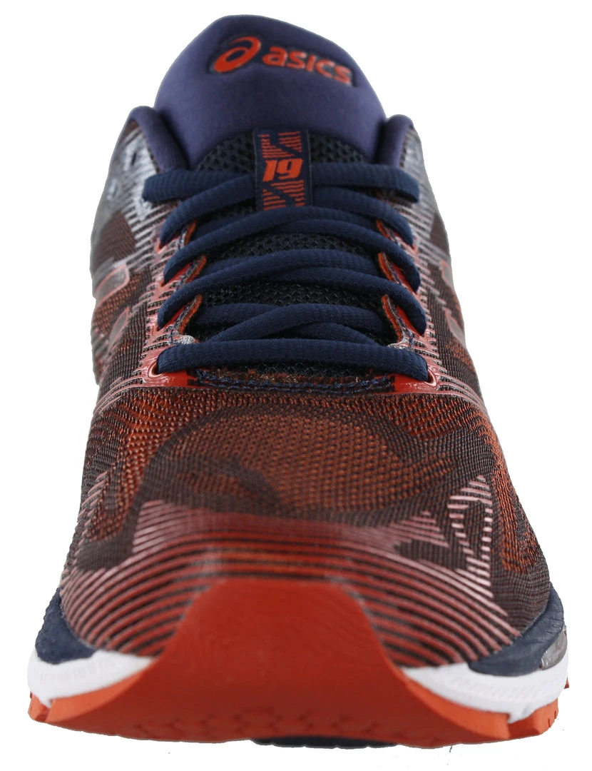 ASICS Men Walking Trail Cushioned Running Sneakers Gel Nimbus 19 13 ASICS Men Walking Trail Cushioned Running Sneakers Gel Nimbus 19