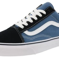 Vans Mens Walking Skate Shoes Vulcanized Rubber Sole Old Skool