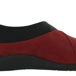 Clarks Of England Clarks Women Sillian Greer Red Slip On Casual Shoes